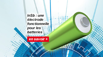 InSb : une électrode fonctionnelle pour les batteries magnésium-ion