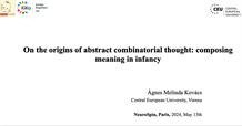 On the origins of abstract combinatorial thought: composing meaning in infancy