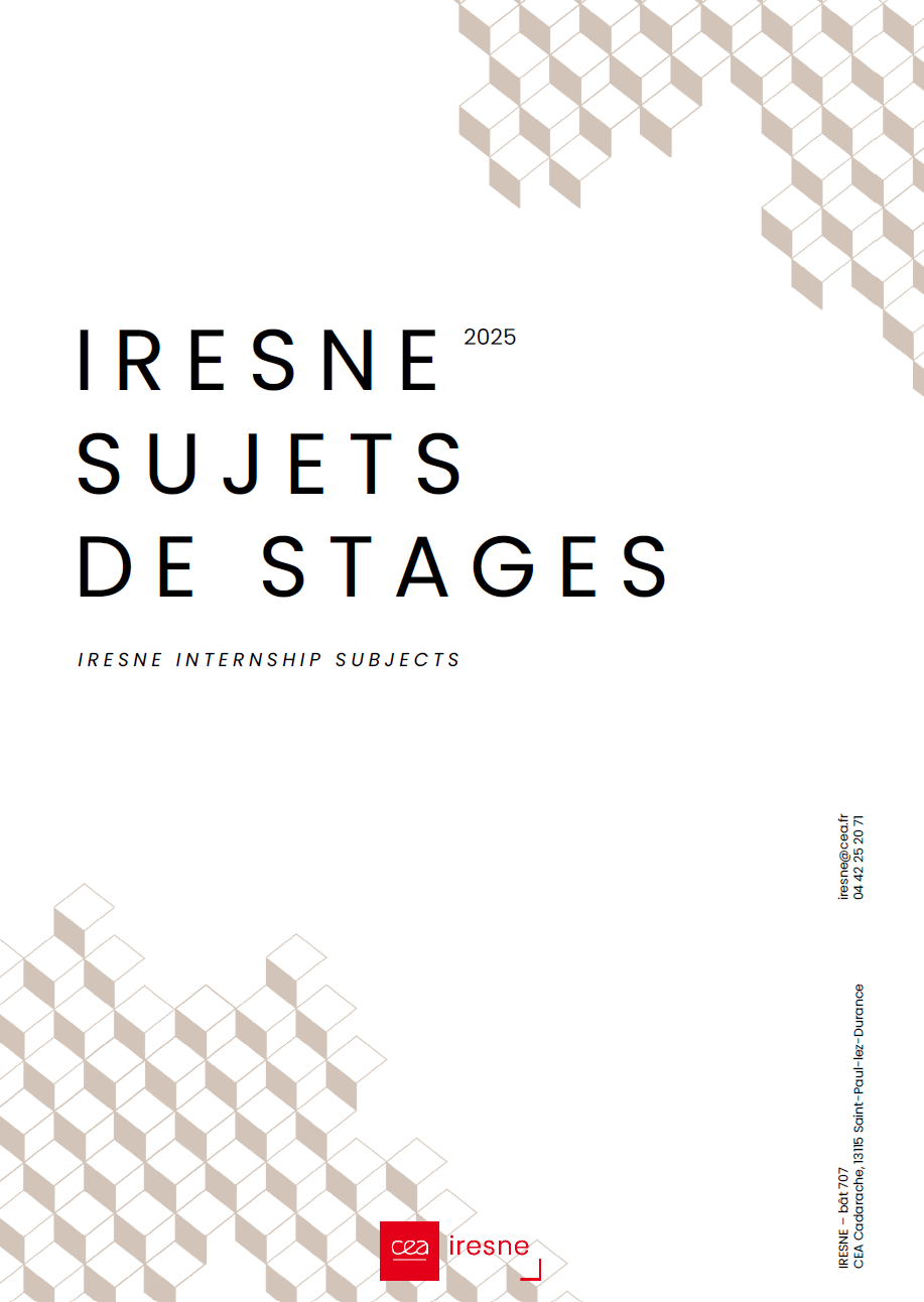 ​Page de couverture du livret de stages IRESNE 2024 © IRESNE / CEA