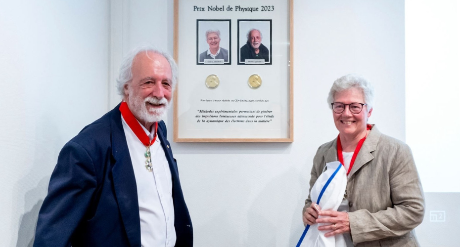 Des prix Nobel à jamais gravés dans les murs du CEA